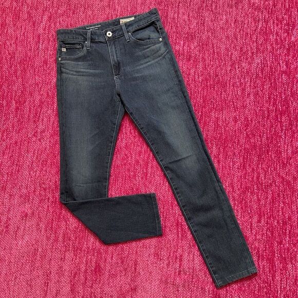 AG Adriano Goldschmied The Farrah High Rise Skinny Cropped Ankle Jeans Size 26 - Picture 13 of 13